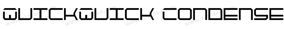 QuickQuick Condensed字体转换